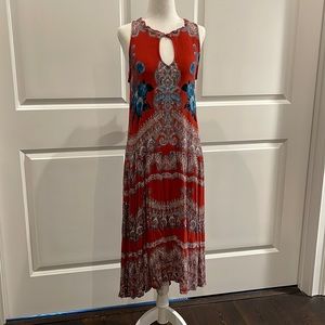 100% Rayon print dress S